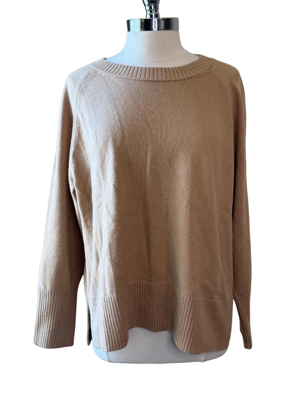 BANANA REPUBLIC Classic Crewneck Sweater Size XXL Camel NWT